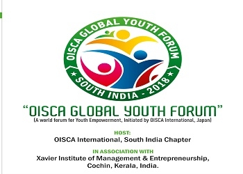 Global Youth Forum on 9 and 10 February 2018, at XIME Kochi campus